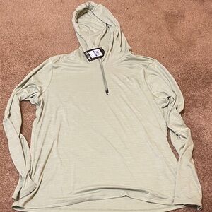 Under Armour Light Green Hooded Pullover Size XL NWT